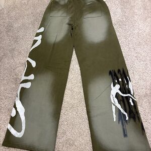 Those who trust the project shall prevail Fleece open leg graphic sweatpant xl